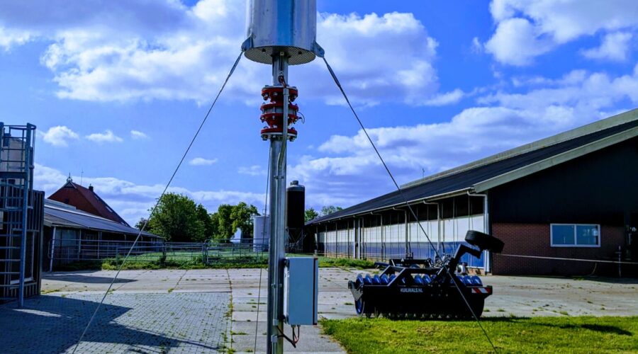 Manual biogas flare Encon