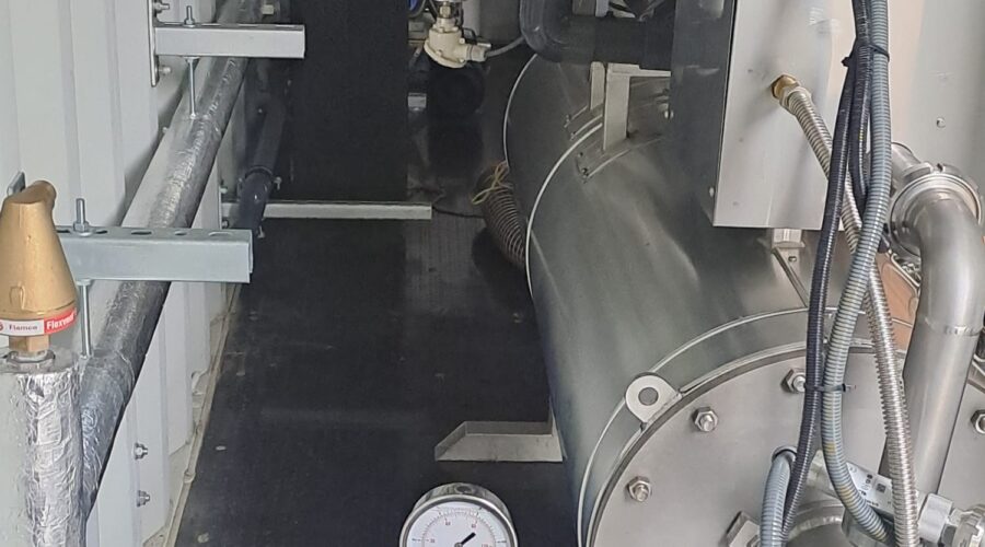70 kW biogas boiler