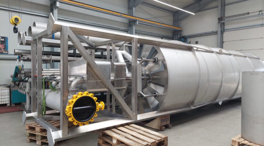 2000 m³/h biogas flare production